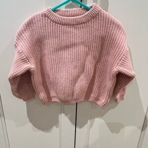 Pink knit kids Sweater 12-18m